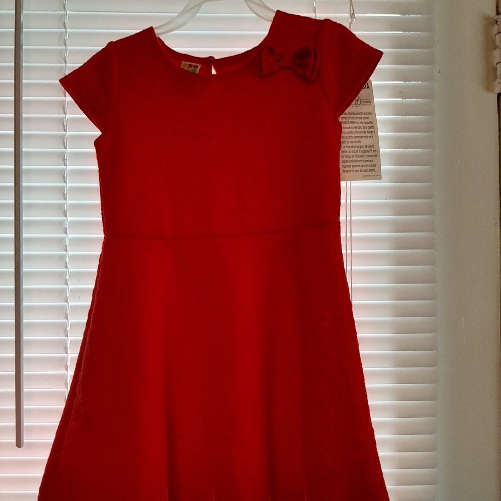 Kids red dress size 5t
